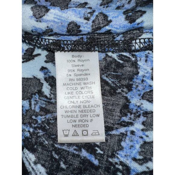 💜 3/$25💜 Raglan Tee Tunic Length Top X-Small XS Soft T-Shirt Lisa Rinna QVC - Picture 10 of 11